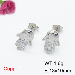 Fashion Copper Earrings  F6E404221vbnb-L035
