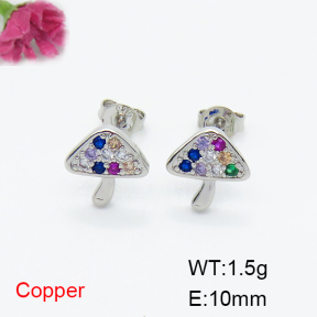 Fashion Copper Earrings  F6E404225vbnb-L035