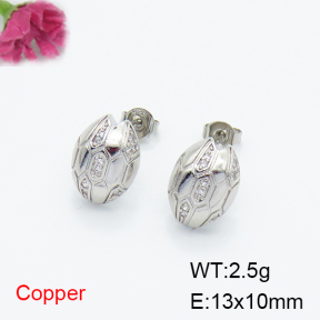 Fashion Copper Earrings  F6E404227bbov-L035