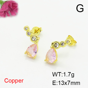 Fashion Copper Earrings  F6E404229bbov-L035