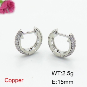 Fashion Copper Earrings  F6E404243vbpb-L035