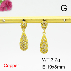 Fashion Copper Earrings  F6E404252bhia-L035