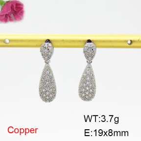 Fashion Copper Earrings  F6E404253bhia-L035