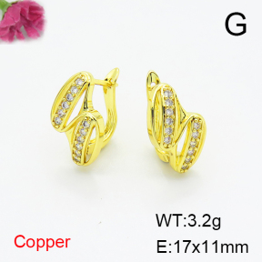 Fashion Copper Earrings  F6E404265vbpb-L035