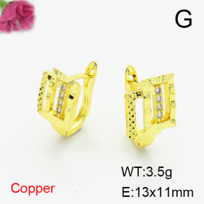 Fashion Copper Earrings  F6E404266bbov-L035