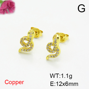 Fashion Copper Earrings  F6E404273vbnb-L035