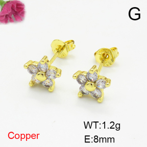 Fashion Copper Earrings  F6E404275bbov-L035