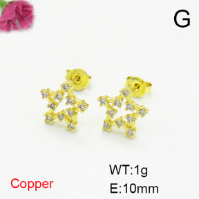 Fashion Copper Earrings  F6E404279vbnb-L035