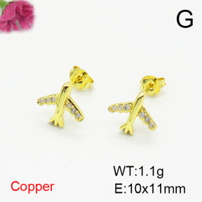Fashion Copper Earrings  F6E404289vbnb-L035
