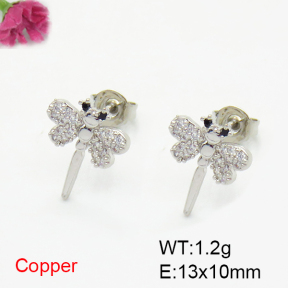 Fashion Copper Earrings  F6E404296bbov-L035