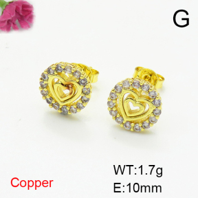 Fashion Copper Earrings  F6E404301bbov-L035