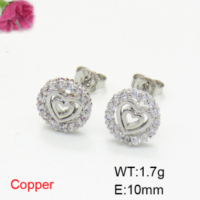 Fashion Copper Earrings  F6E404302bbov-L035