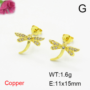 Fashion Copper Earrings  F6E404307vbnb-L035