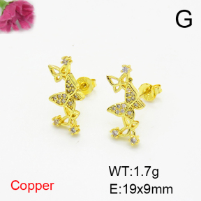 Fashion Copper Earrings  F6E404309bbov-L035