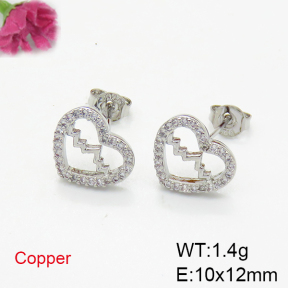 Fashion Copper Earrings  F6E404312bbov-L035