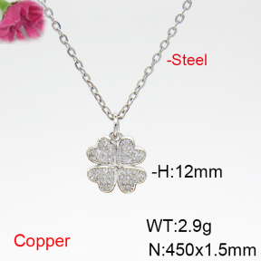 Fashion Copper Necklace  F6N404899vbmb-L035
