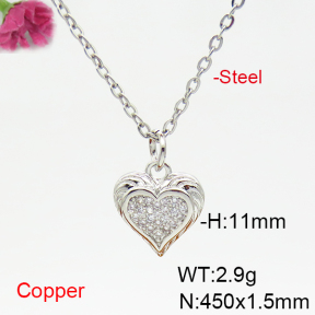 Fashion Copper Necklace  F6N404901ablb-L035