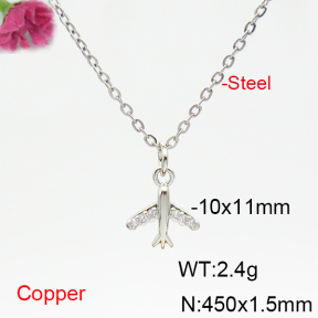 Fashion Copper Necklace  F6N404903ablb-L035