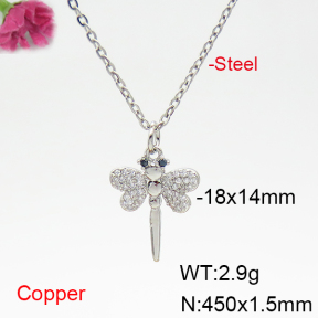 Fashion Copper Necklace  F6N404909bbml-L035