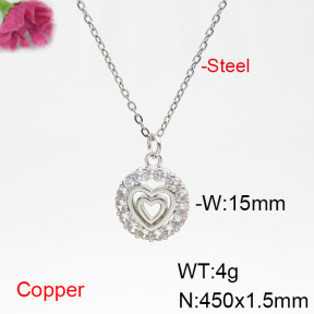 Fashion Copper Necklace  F6N404915vbll-L035