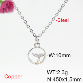 Fashion Copper Necklace  F6N404919ablb-L035