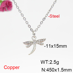 Fashion Copper Necklace  F6N404921ablb-L035