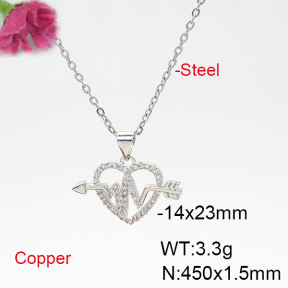 Fashion Copper Necklace  F6N404925bbml-L035