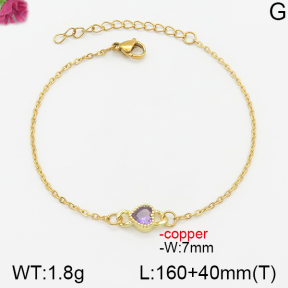 Fashion Copper Bracelet  F5B401801vbll-J111
