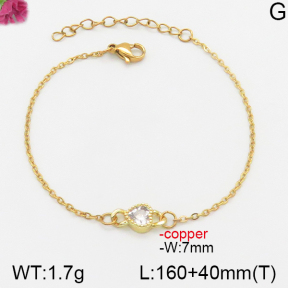 Fashion Copper Bracelet  F5B401803vbll-J111