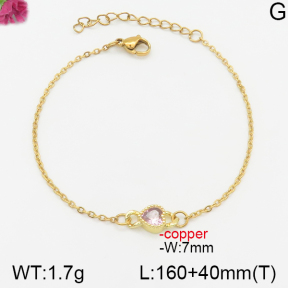 Fashion Copper Bracelet  F5B401806vbll-J111