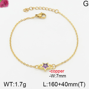 Fashion Copper Bracelet  F5B401807vbll-J111