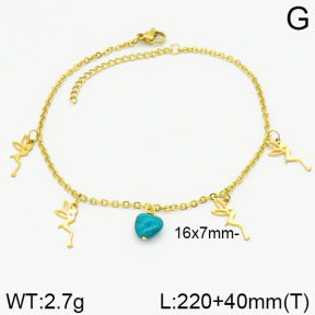 Stainless Steel Anklets  2A9000726vbmb-610