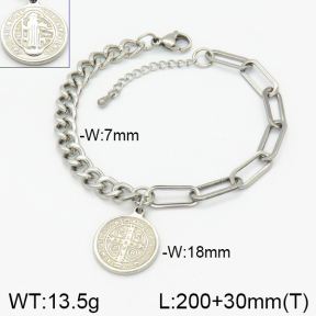 Stainless Steel Bracelet  2B2001526vbmb-436