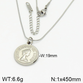 Stainless Steel Necklace  2N2001870vbll-436