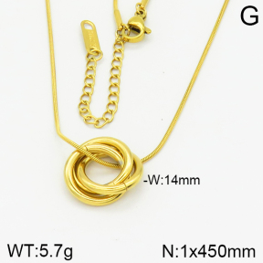 Stainless Steel Necklace  2N2001879bbml-436