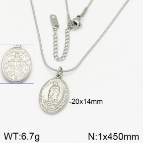 Stainless Steel Necklace  2N2001902vbll-436