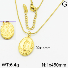 Stainless Steel Necklace  2N2001903bbml-436