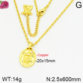 Fashion Copper Necklace  F2N300054aako-J152
