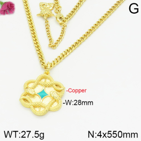 Fashion Copper Necklace  F2N300055bbmo-J152