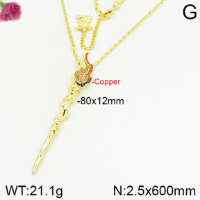 Fashion Copper Necklace  F2N400401bbmo-J152