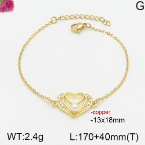 Fashion Copper Bracelet  F5B301441bbml-J111