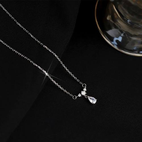 925 Silver Necklace    N:400+50mm  JN3006bika-Y23  A433