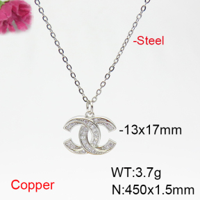 Fashion Copper Chanel Necklaces  PN0171982vbll-L035