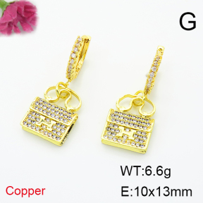 Fashion Copper Earrings  TE6000887ahjb-L035