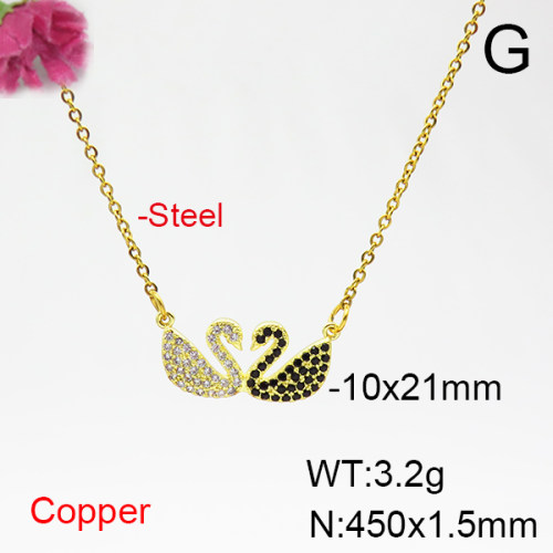 Fashion Copper Necklaces  TN6001121bbov-L035