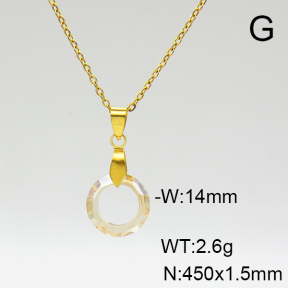 Stainless Steel Necklace  Clear Inventory  6N4003662avja-900
