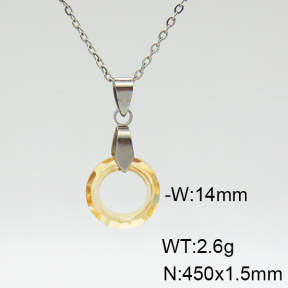 Stainless Steel Necklace  Clear Inventory  6N4003663vail-900