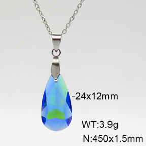 Stainless Steel Necklace  Clear Inventory  6N4003669vail-900