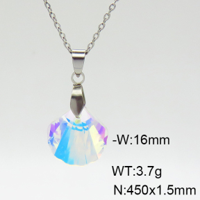 Stainless Steel Necklace  Clear Inventory  6N4003673vail-900