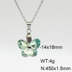 Stainless Steel Necklace  Clear Inventory  6N4003679vail-900